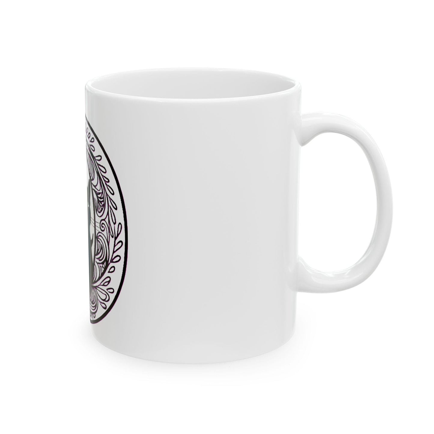Personalized Cat Design Ceramic Mug - Perfect Gift for Cat Lovers, Coffee Lovers, Birthday, Home Decor, Unique Gift