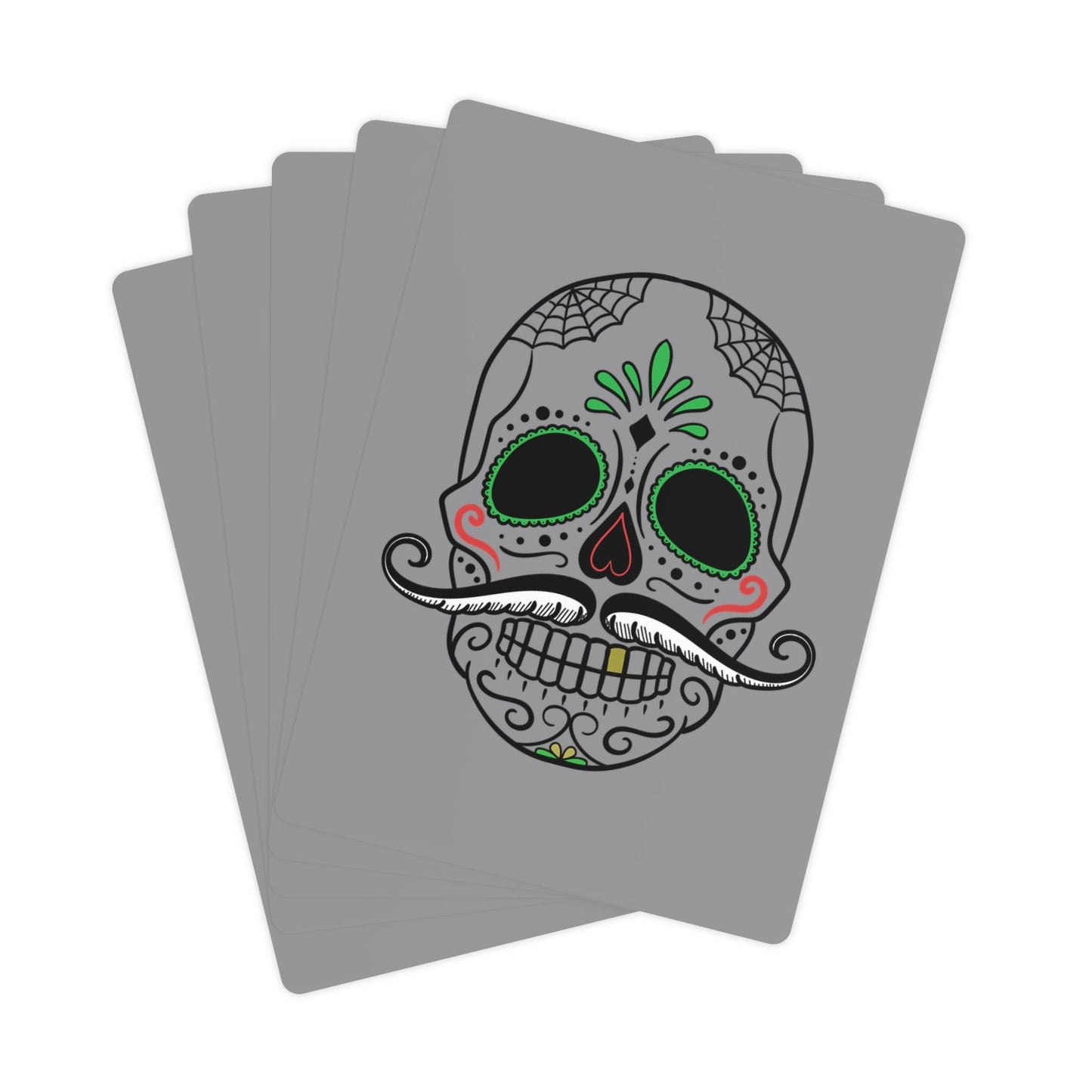 Skull Design Poker Cards - Unique Playing Cards for Game Nights, Halloween, Gifts, Card Games, or Parties