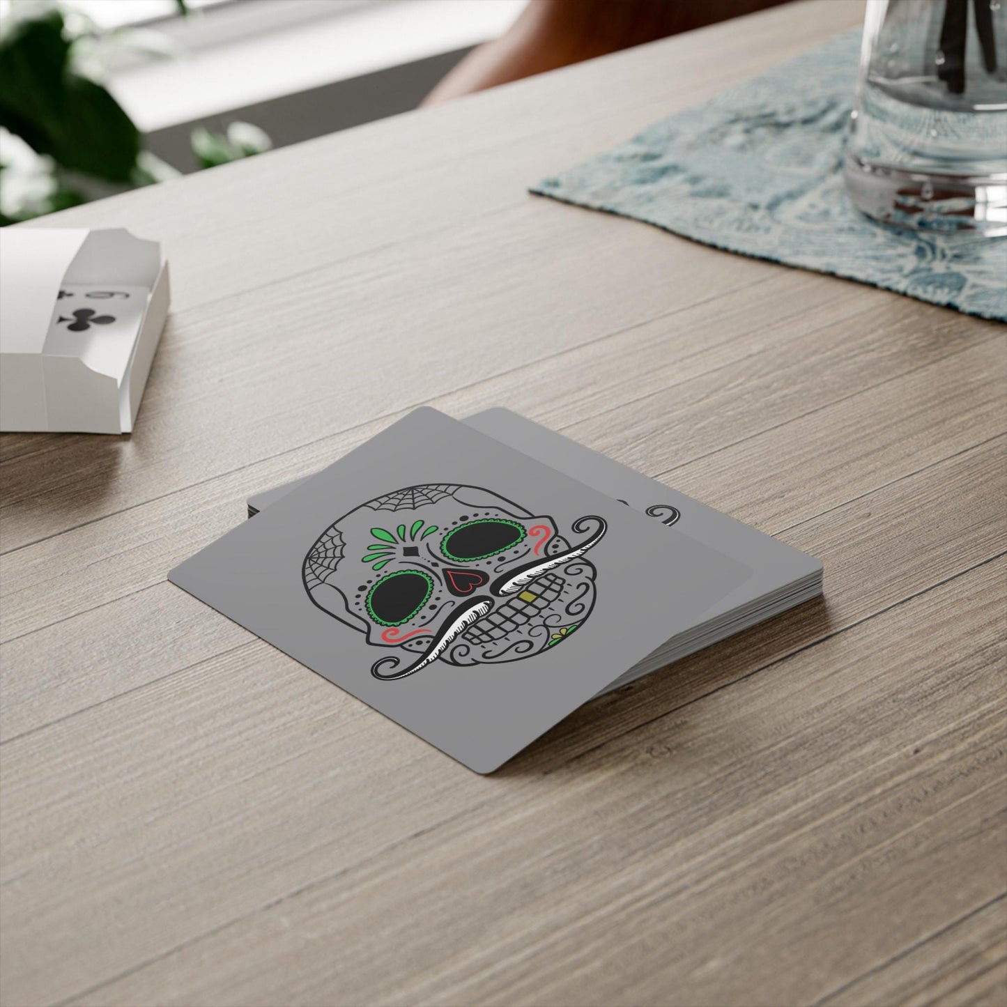 Skull Design Poker Cards - Unique Playing Cards for Game Nights, Halloween, Gifts, Card Games, or Parties