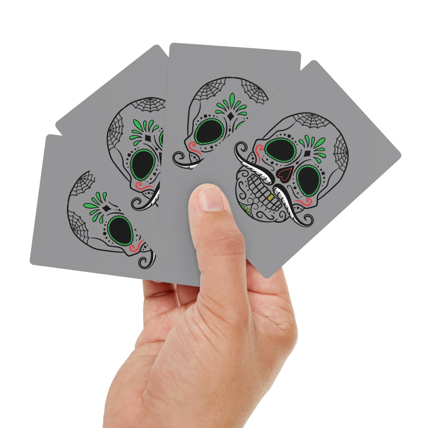 Skull Design Poker Cards - Unique Playing Cards for Game Nights, Halloween, Gifts, Card Games, or Parties