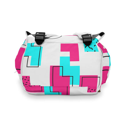 Colorful Multifunctional Diaper Backpack | Stylish Baby Bag, Modern Diaper Bag, Trendy Backpack for New Parents, Multi-use Travel Bag, [...]