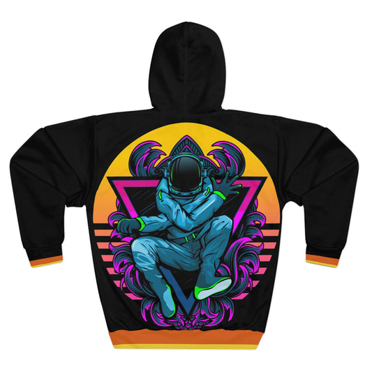 Astronaut Graphic Hoodie, Unisex Pullover, Perfect for Space Lovers, Gift for Birthdays, Casual Wear, Great for Festivals