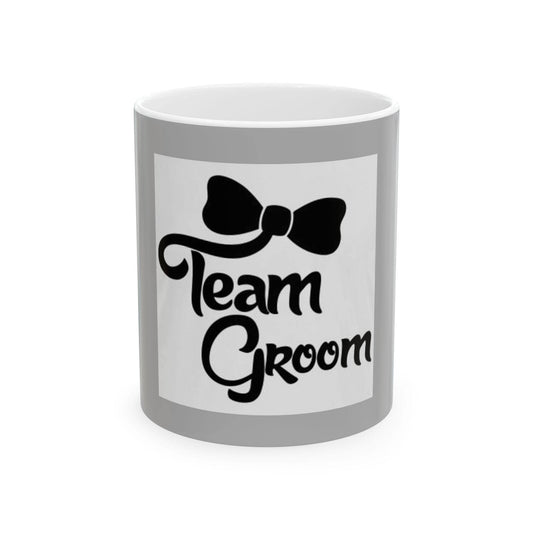 Groom Squad Ceramic Mug, Wedding Party Coffee Cup, Groomsmen Gift, Bridal Party Favor, Bachelor Party Drinkware
