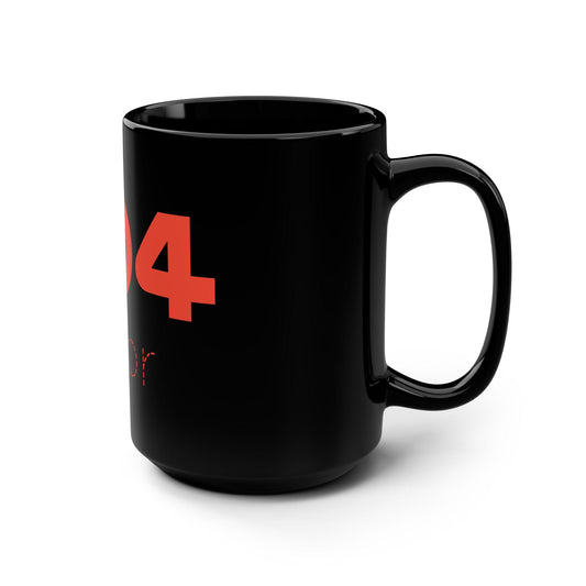 404 Error Coffee Mug, Funny Mug for Programmers, Gift for Tech Lovers, Office Humor Mug, Unique Black Ceramic Mug