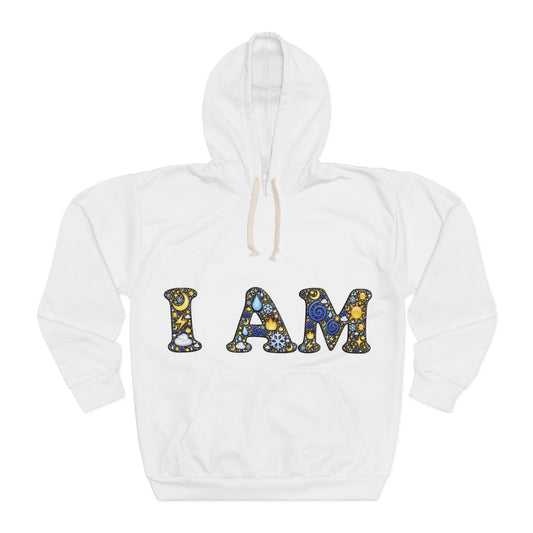 Colorful I AM Unisex Pullover Hoodie - Inspirational Sweatshirt for Everyday Comfort, Perfect Gift for Friends, Motivational Apparel, [...]