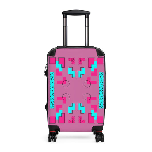 Colorful Travel Suitcase for Adventurers, Stylish Luggage for Vacations, Unique Suitcase for Travel Lovers, Fun Patterned Carry-On, [...]