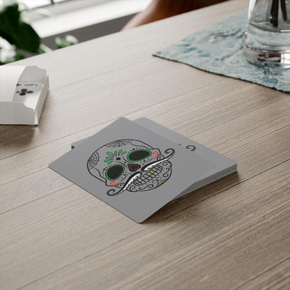 Skull Design Poker Cards - Unique Playing Cards for Game Nights, Halloween, Gifts, Card Games, or Parties