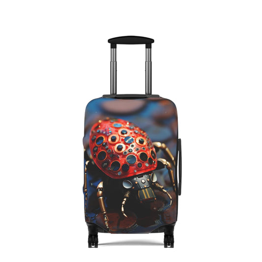 Premium - Unique Luggage Cover, Stylish Travel Accessory, Airplane Gear, Personalized Suitcase Protector, Bug-Inspired Travel Cover