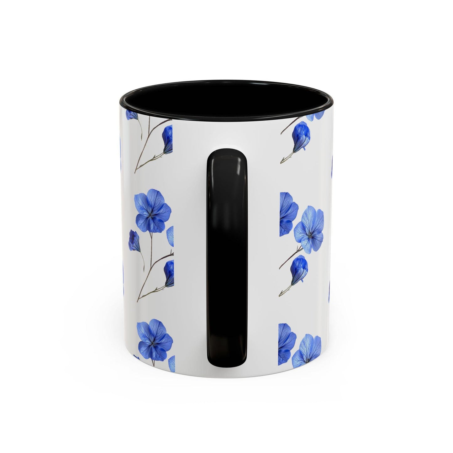 Blooming Blue Floral Coffee Mug for Nature Lovers, Gift for Her, Flower Mug, Home Decor, Housewarming Gift, Cute Tea Cup