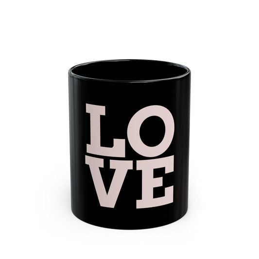Love Mug | Coffee Cup for Valentine's, Gift for Couples, Minimalist Home Decor, Wedding, Anniversary